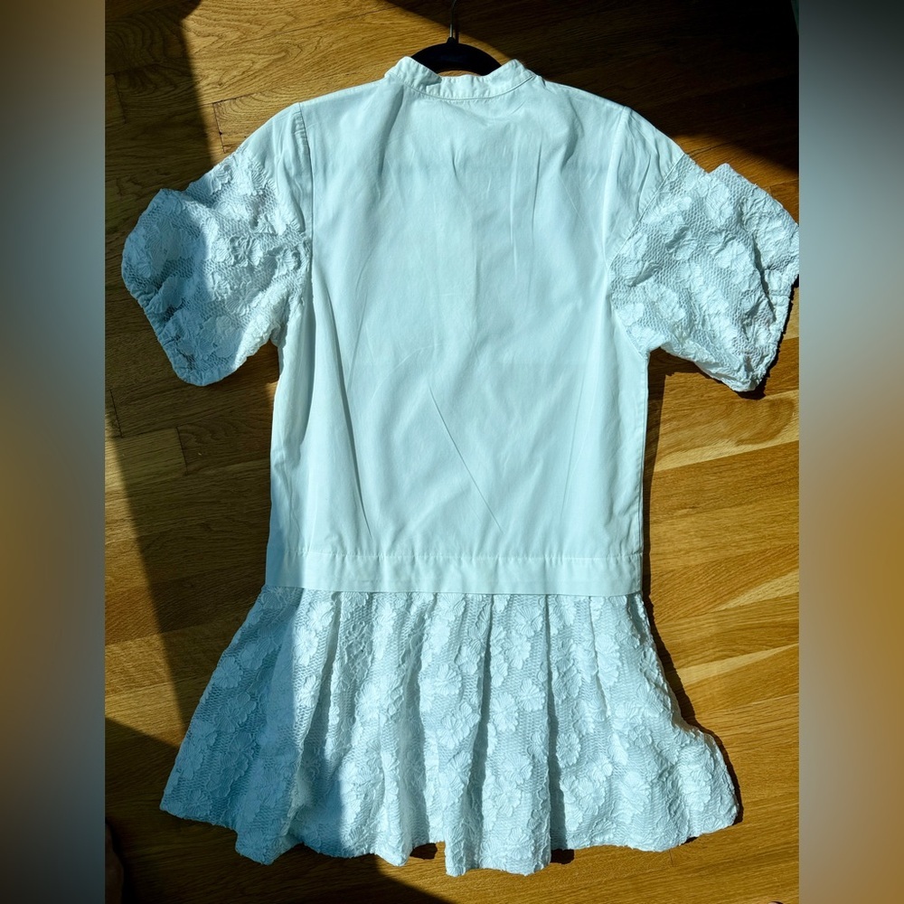 See by Chloe Poplin Dress | White Lace Size: 36 or Small - Picture 3 of 5